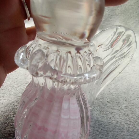 Prestige Elwood Glass 1997 Pink Praying Angel Halo - Picture 10 of 13